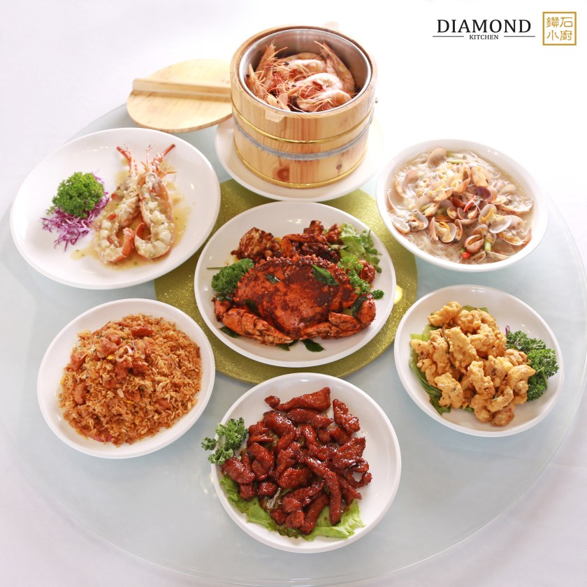 Diamond Kitchen - Group shot of selection of specialty dishes