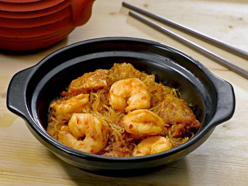 jsf18101449 (Fish Maw and Prawns with Glass Noodles in Homemade XO Sauce)