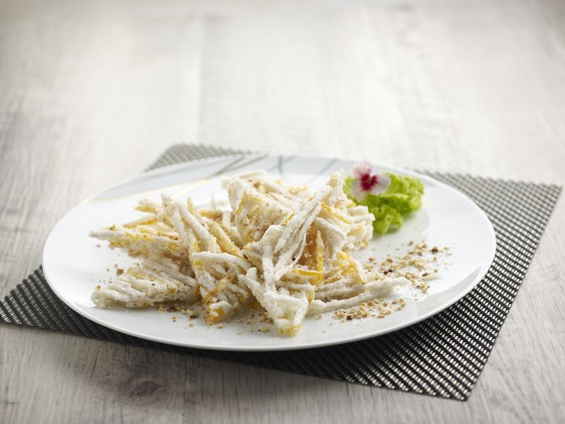 Crispy Pumpkin, Yam and Sweet Potato Strips