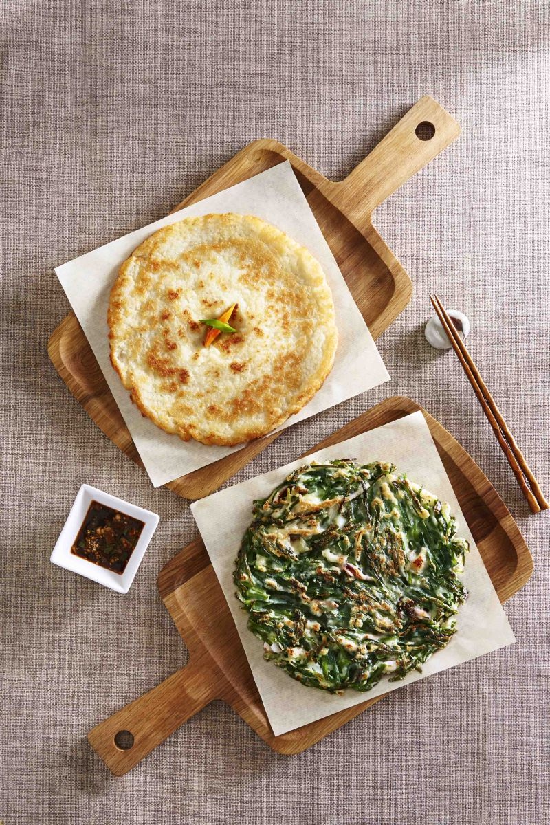Masizzim Potato Pancake and Squid & Leek Pancake