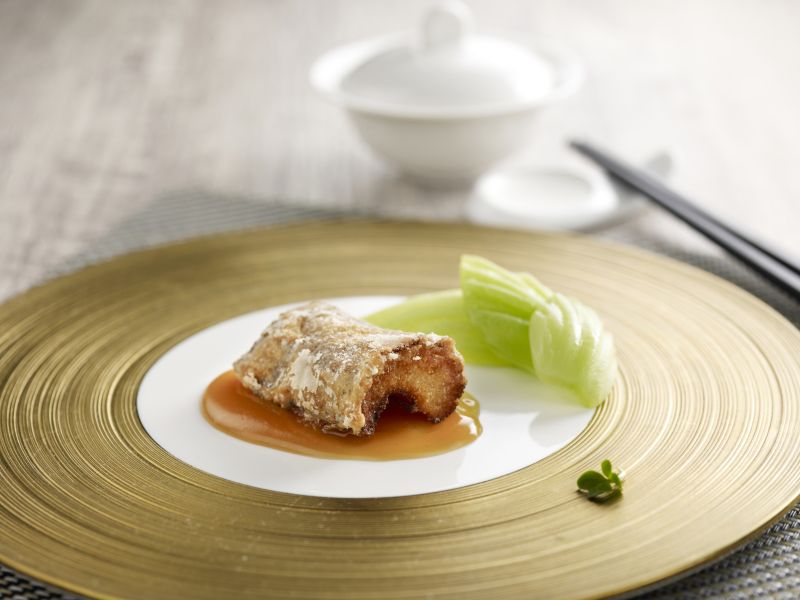 Braised Crispy Sea Cucumber in Abalone Sauce