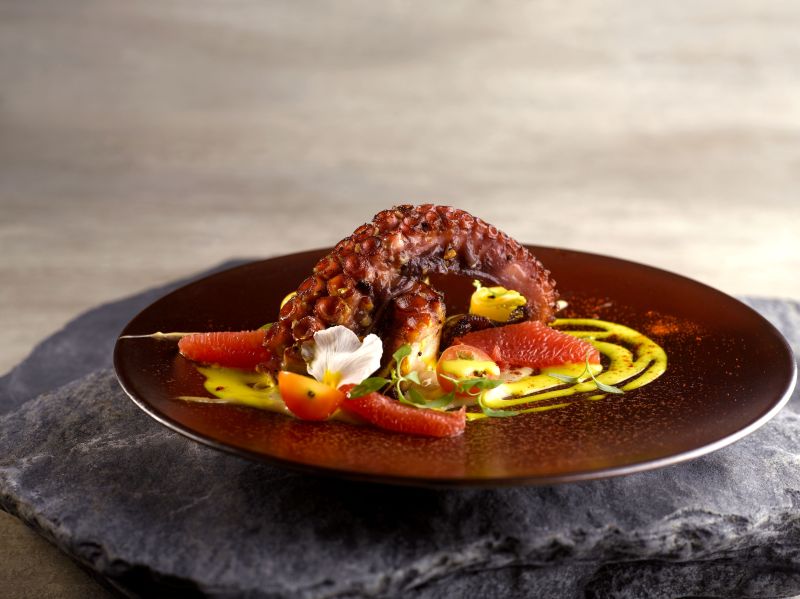 Charred Octopus, THE CLAN RESTAURANT