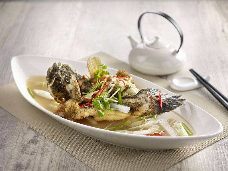 Pan-fried and Braised Marble Goby