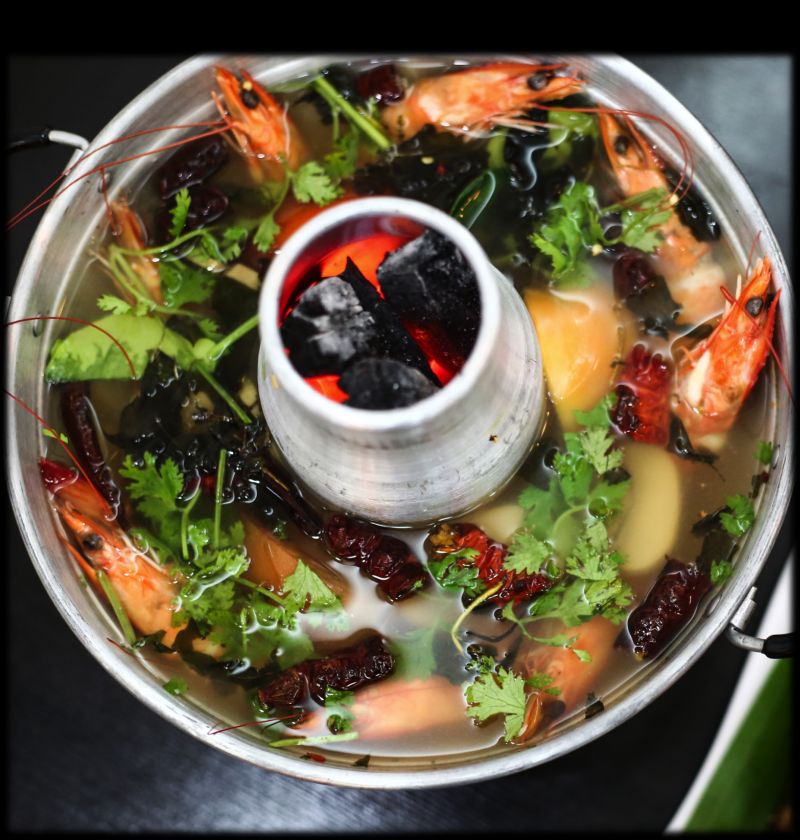 Charcoal Pot Tom Yum Goong