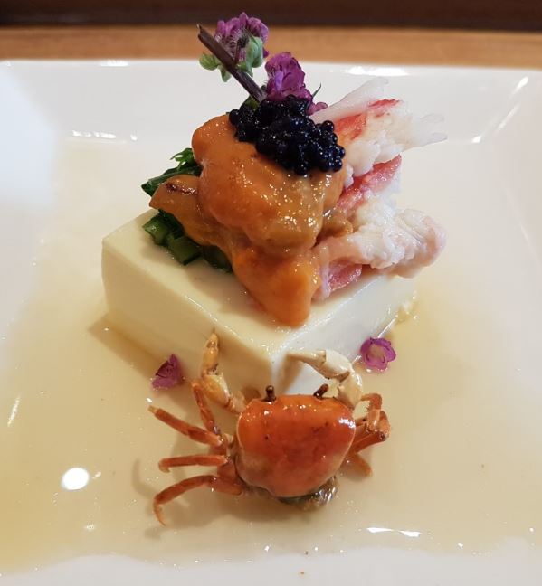 crab with egg tofu