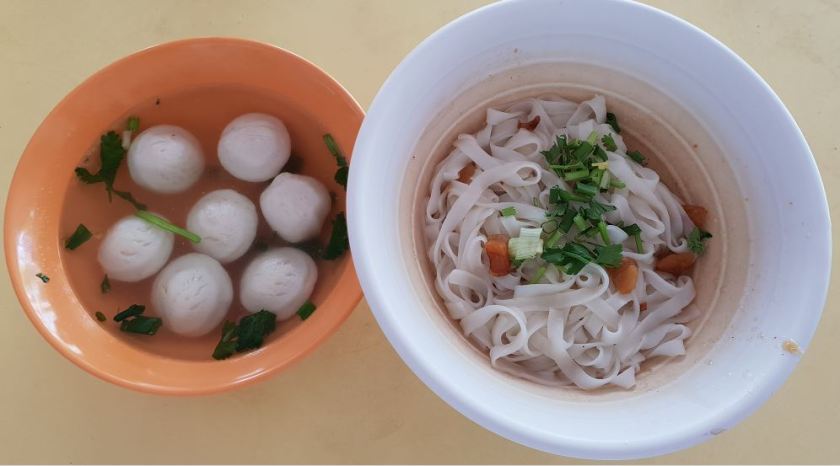 如切捷记鱼圆粿条