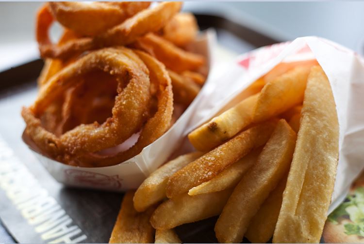 onion rings and fat fries