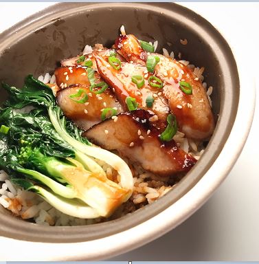 红烧猪肉砂煲饭