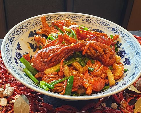 姜葱焗小龙虾