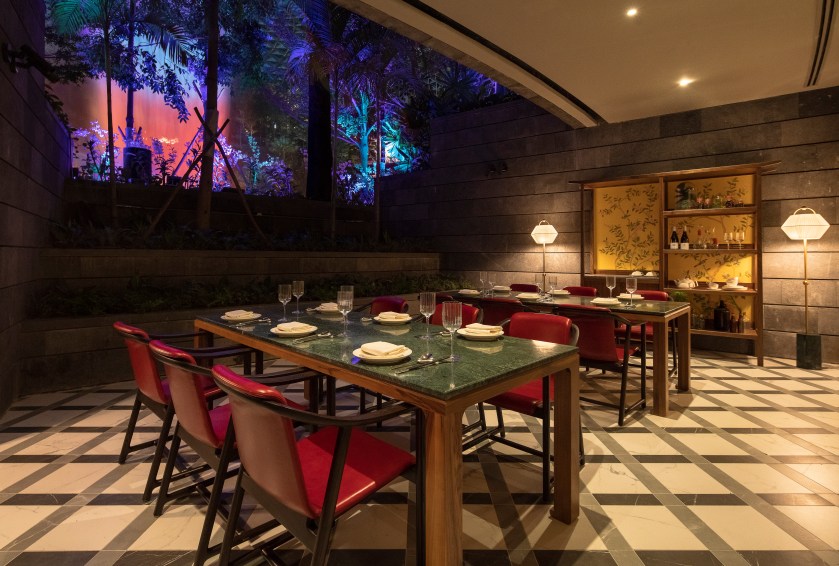 Shang Social_Private Dining Room_Courtyard (Evening)