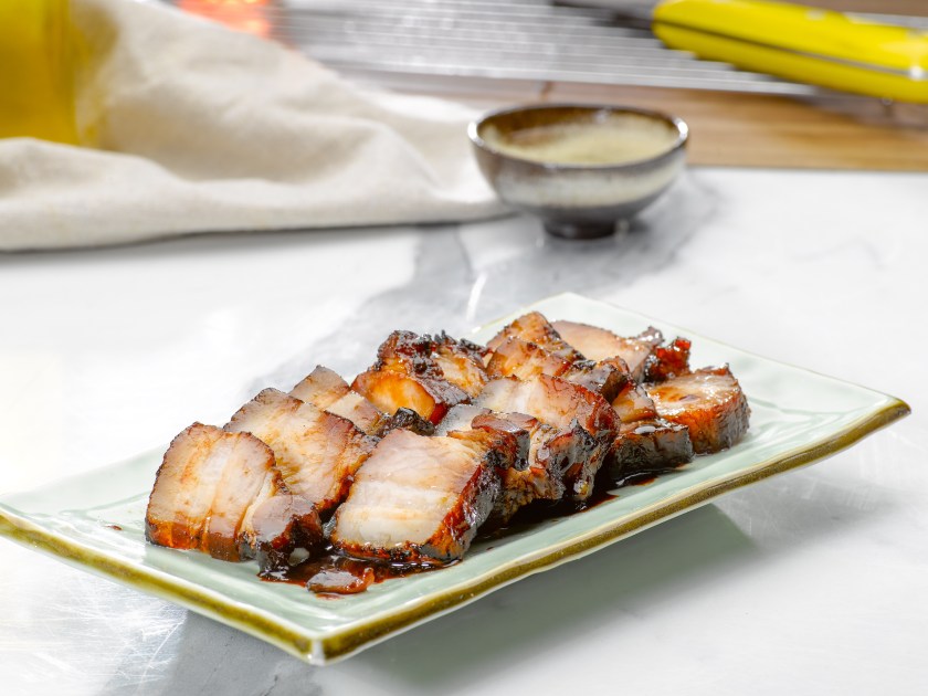 Honey-Glazed Black Barbeque Pork Belly